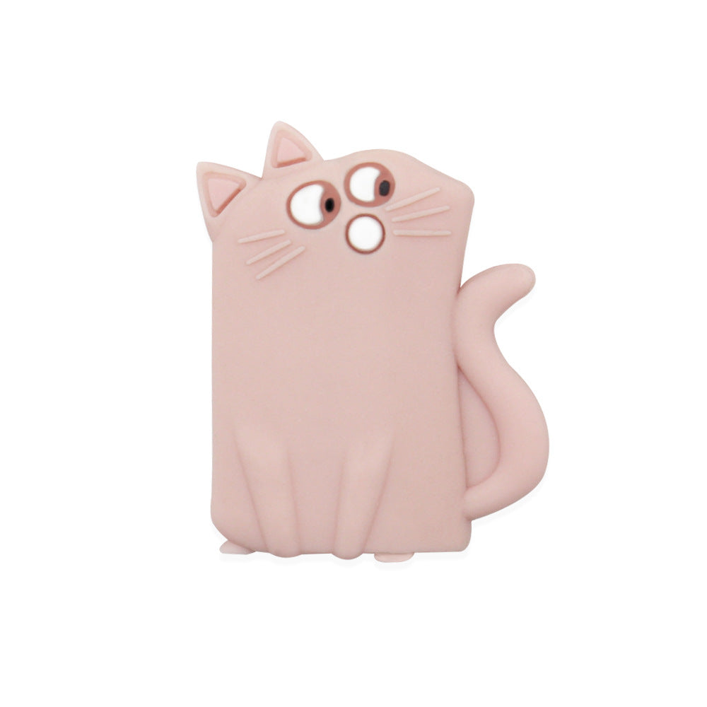 Serie de kitten de 100pcs al por mayor cuentas de silicona